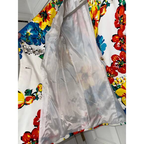 ESCADA floral blazer 100% cotton - size 38 (M) - Picture 6 of 12